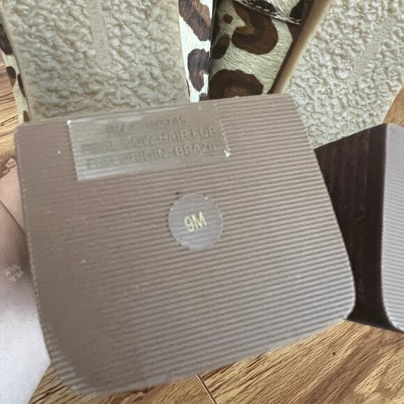 Steve Madden Ezerna Leopard Print Block Heel Loafer Pumps Size 9 - Picture 11 of 13